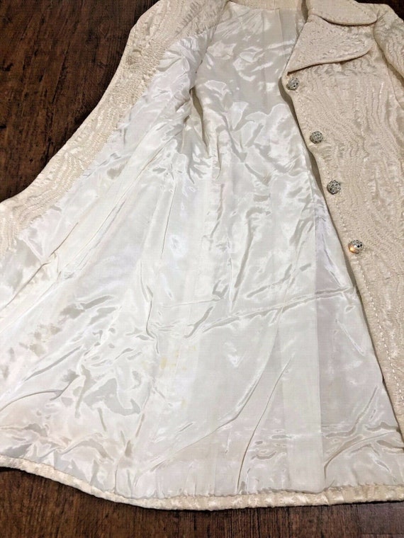 Vintage Women's Trench Dress Coat Beige XSmall Qu… - image 3