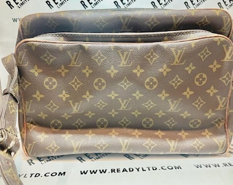 Vintage Louis Vuitton Monogram Nile Shoulder Crossbody Bag Large