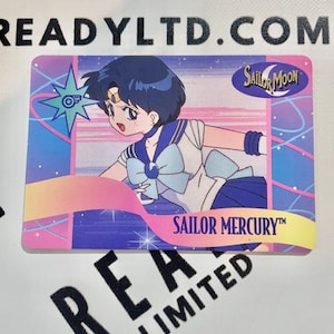 Vintage Sailor Moon Collectable Card English #26 Sailor Mercury RARE