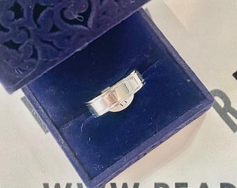 RING Square Shiny Titanium Ring