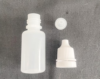 Plastic Dropper Bottle with Tip and Cap 10ml