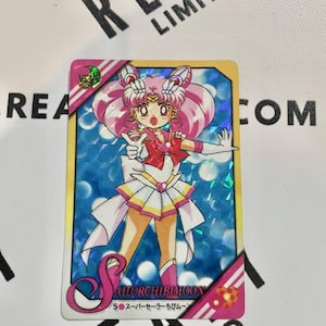 Vintage Sailor Moon Prism Collectable Card #5 Sailor Chibi Moon