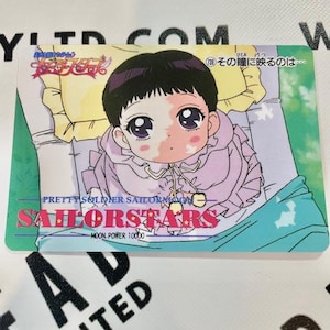 Vintage Sailor Moon Sailor Stars Collectable Card #739 Hotaru Tomoe Sailor Satur