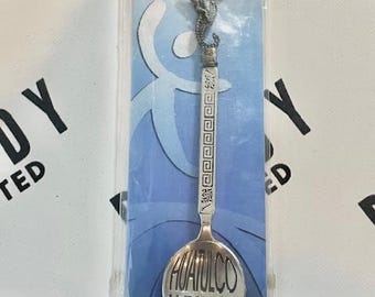 Vintage Huatulco Mexico Seahorse Collector's Souvenir Spoon NEW