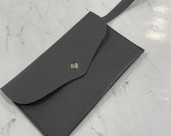 Cash Envelope Wallet PU Leather