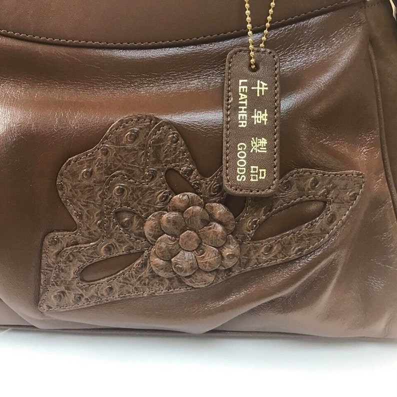 Vintage Brown Leather Purse Etsy