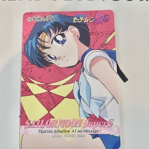 Vintage Sailor Moon S Collectable Card #519 Sailor Mercury Ami