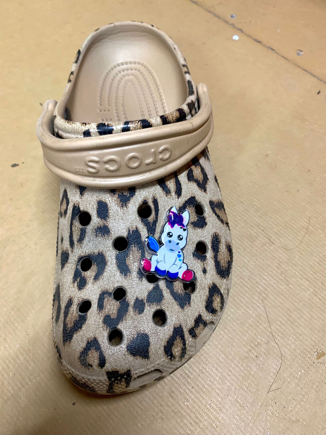 Unicorn Croc Charm Unicorn Glitter Unicorn Glitter Croc Etsy