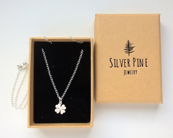 Four Leaf Clover Necklace 925 Sterling Silver 4 Leaf Clover Necklace Shamrock Necklace Irish Jewelry for Women Good Luck Necklace Etsy Canada