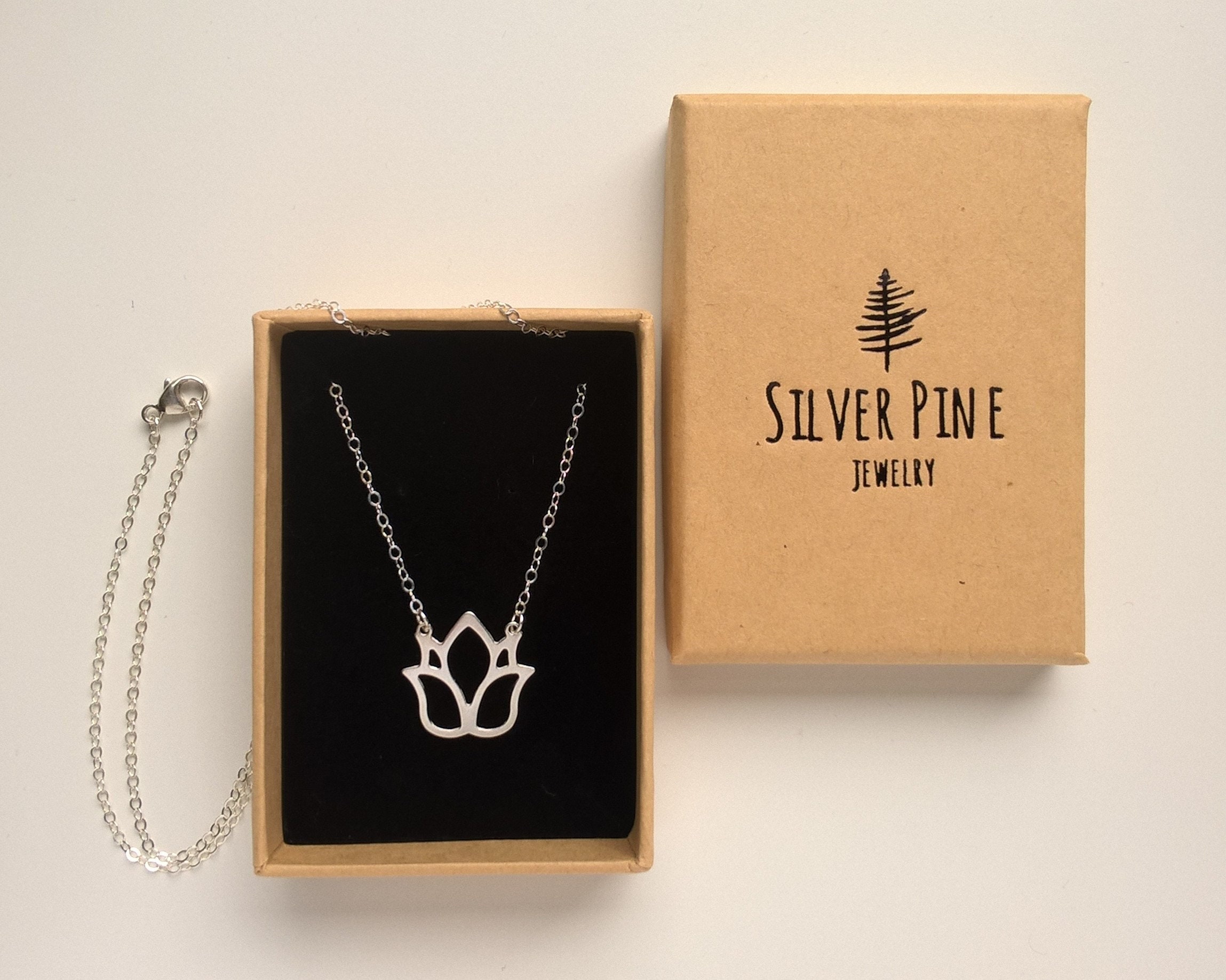 Sterling Silver Tulip Necklace Tulip 