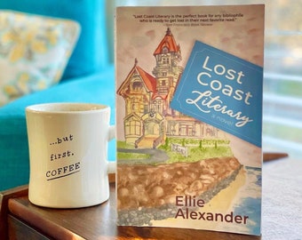 Lost Coast Literary: A Novel - Cadeau d'amant de livre, réalisme magique, roman de fiction