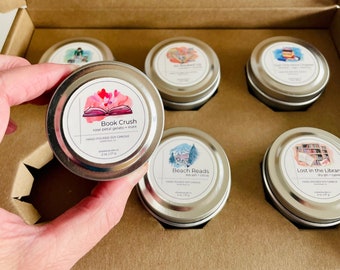 Bookish Soy Wax Candle Gift Set | Reading Candles, Bookish Candles, Reader Gift