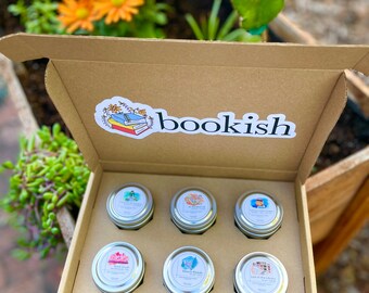 Bookish Soy Wax Candle Gift Set | Reader Candles, Book Candles, Reader Gift