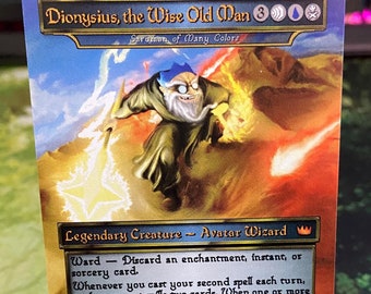 OSRS Wise Old Man (Saruman of Many Colors) - OSRS Magic Cards by Brvcifer