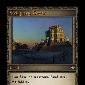 Torre del reliquiario OSRS - Scheda di gioco originale Art Playtest di Brvcifer