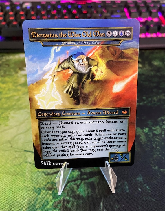 OSRS Wise Old Man (saruman of Many Colors) - OSRS Magic Cards by Brvcifer -  Etsy