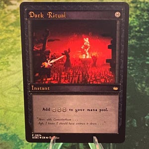 OSRS Dark Ritual (Delrith) Original Art Playtest Karte von Brvcifer
