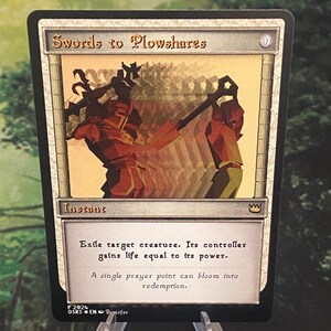 OSRS Swords to Plowshares - Original Art Playtest Karte von Brvcifer
