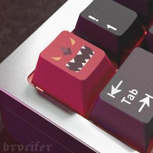 OSRS Jad Keycap | Premium RuneScape Keycap | High-Quality Dye Sub PBT | Mechanical Keyboard Gaming Keycap | Cherry R4 Profile