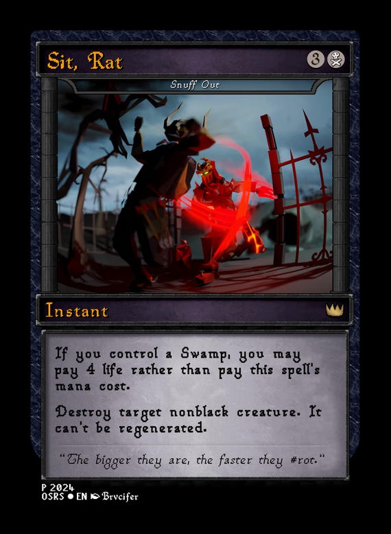 OSRS Sit, Rat (snuff Out) - Original Art OSRS Mtg Proxy Card by Brvcifer - Etsy OSRS Sit, Rat (snuff Out) - Original Art OSRS Mtg Proxy Card by Brvcifer - Etsy