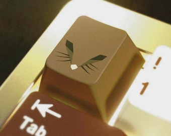 OSRS Giant Mole Keycap | Premium RuneScape Keycap | High-Quality Dye Sub PBT | Mechanical Keyboard Gaming Keycap | Cherry R4 Profile