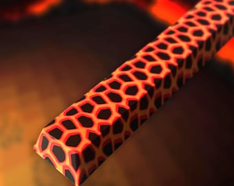 OSRS Infernal Cape Space Bar 6.25u, angepasste RuneScape Inferno Tastenkappe; Hochwertige Dye Sub PBT, Mechanische Tastatur Gaming Spacebar