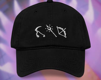 OSRS Megarares Embroidered Hat | Old School Runescape | Gifts For Him | Gift For Her