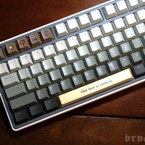OSRS Tastenkappen - Premium RuneScape F-Schlüssel Tastenkombinationen Set, hochwertige Dye Sub PBT, mechanische Tastatur Gaming-Tastenkappen F Keys + Spacebar