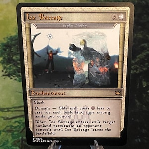 OSRS Ice Barrage (Leyline Binding) Original Art Playtest-kaart van Brvcifer
