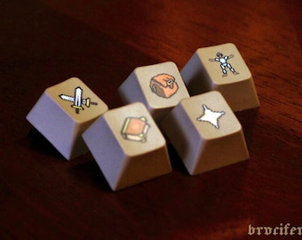 OSRS Tastenkappen - Premium RuneScape F-Schlüssel Tastenkombinationen Set, hochwertige Dye Sub PBT, mechanische Tastatur Gaming-Tastenkappen