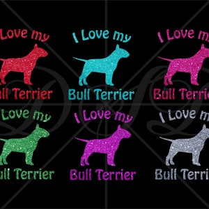 Glitter Bull Terrier