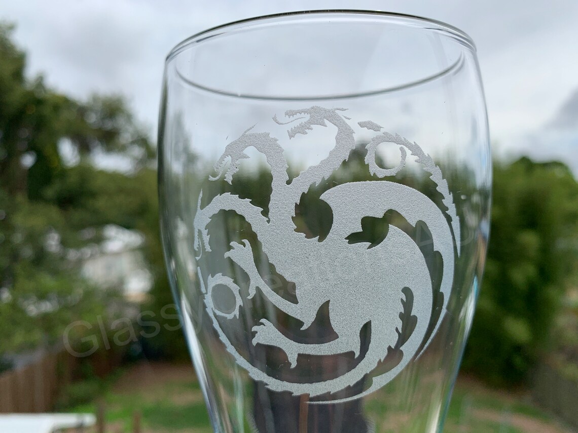 Set of 3 Game of Thrones Beer Glasses Gift for Dad Gift Etsy Australia