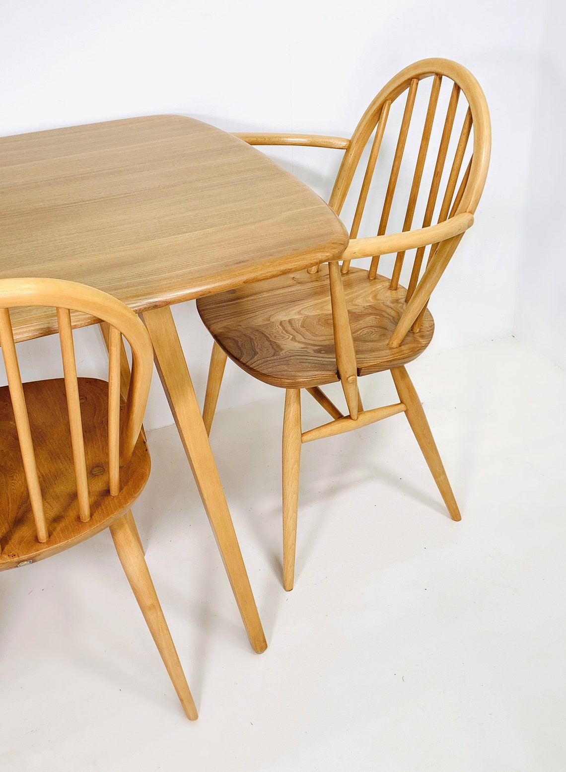 Ercol Plank Dining Table Fully Refurbished 1960s Etsy UK