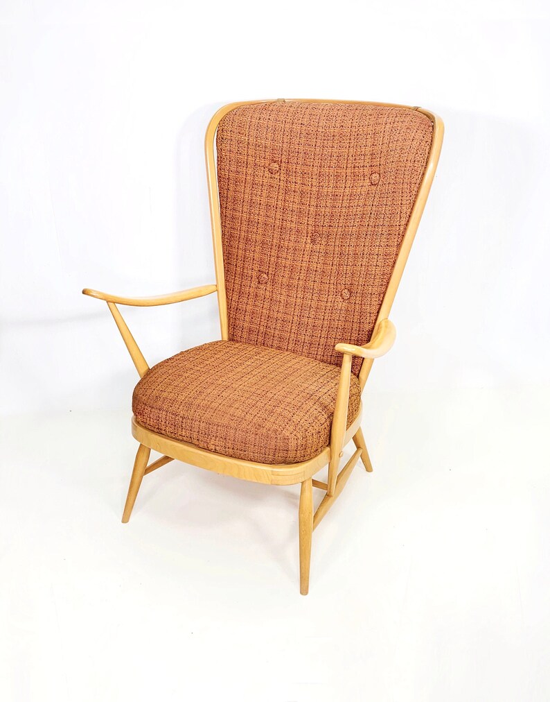 Ercol Windsor No. 478 Tall Back Easy Armchair Cushions To Be Etsy