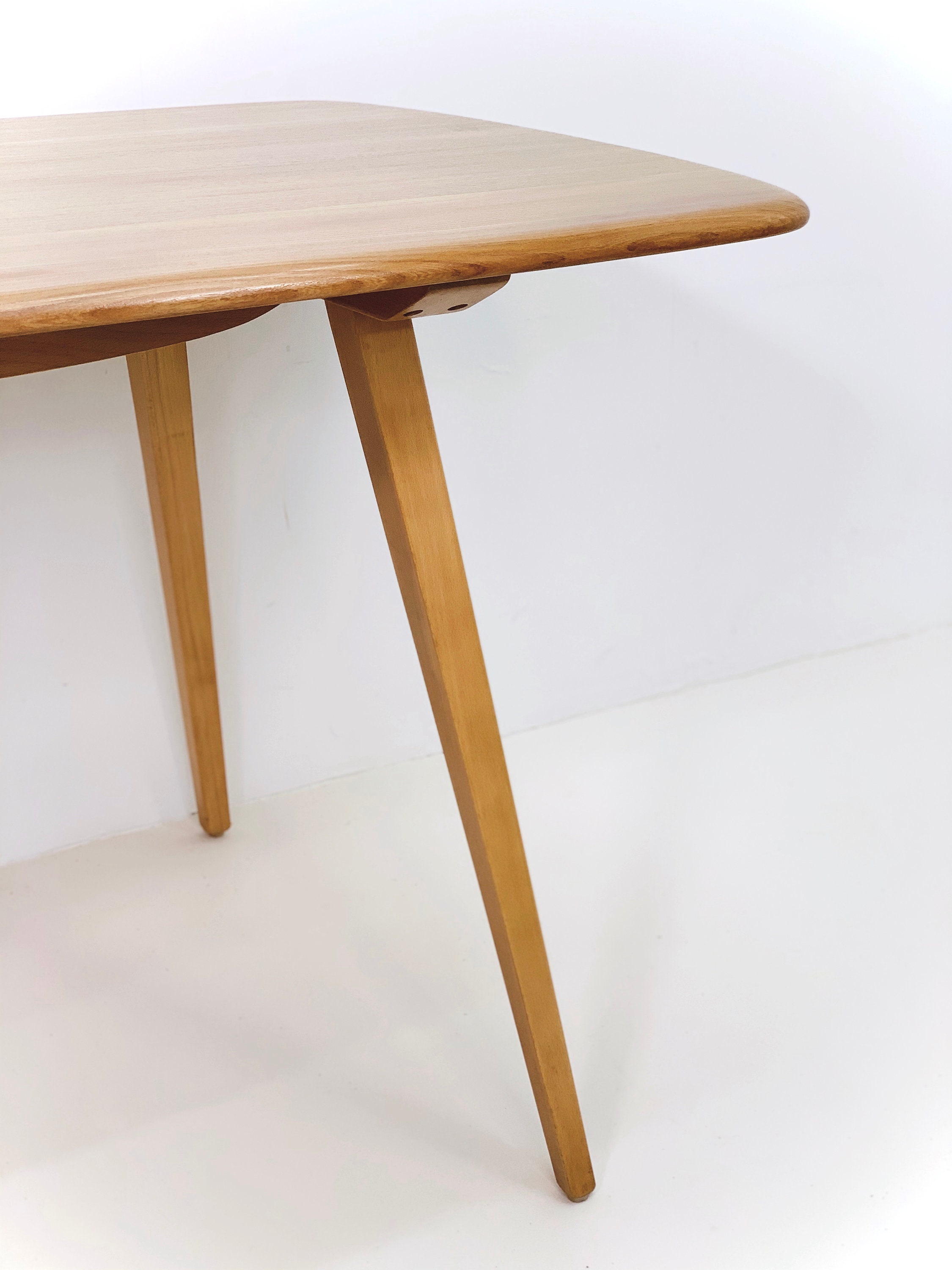 Ercol Plank Dining Table Fully Refurbished 1960s Etsy UK