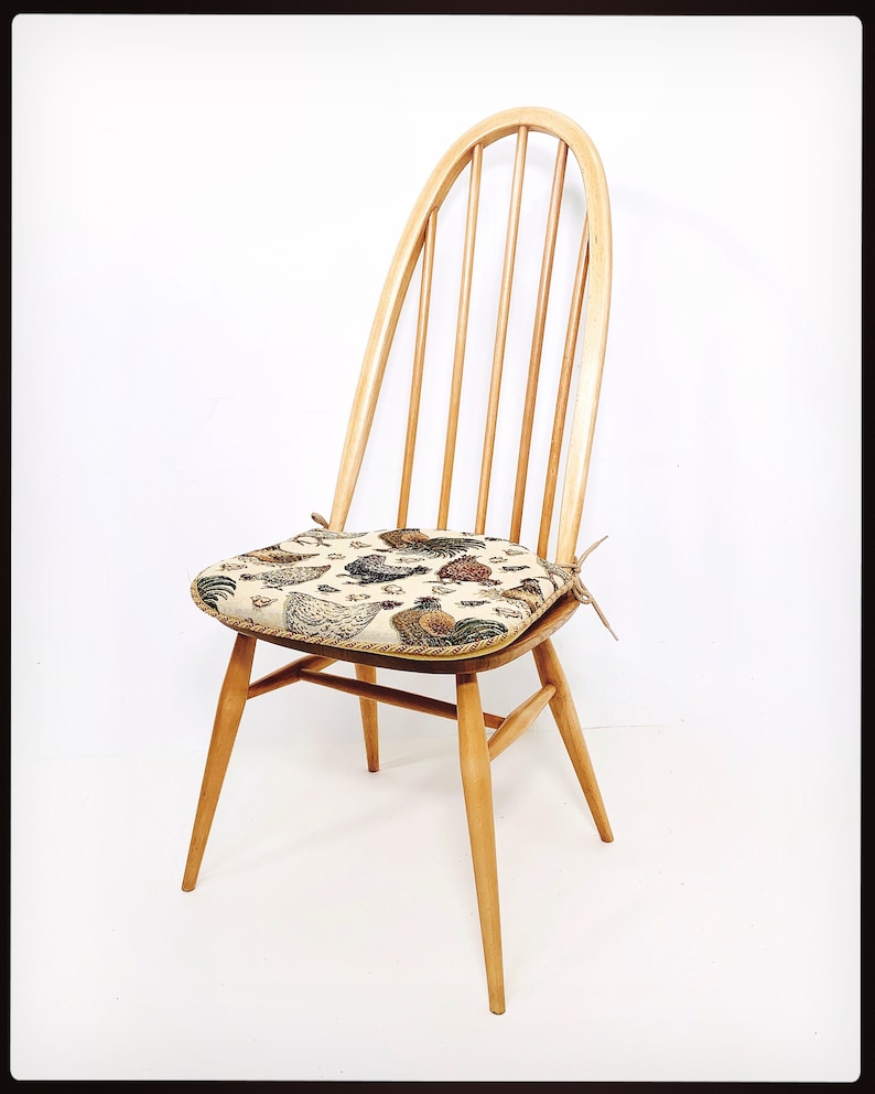 Ercol Quaker Dining Chair Blonde Elm & Beach Wood Perfectly Restored