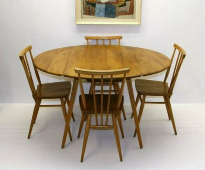 Ercol Stick Back Chair Elm & Beach Wood Restored and in Etsy
