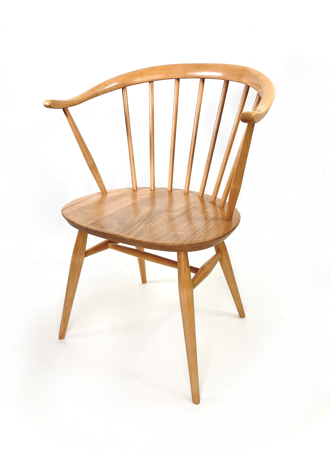 Ercol Cowhorn Dining Chair 6 Available Restored Etsy