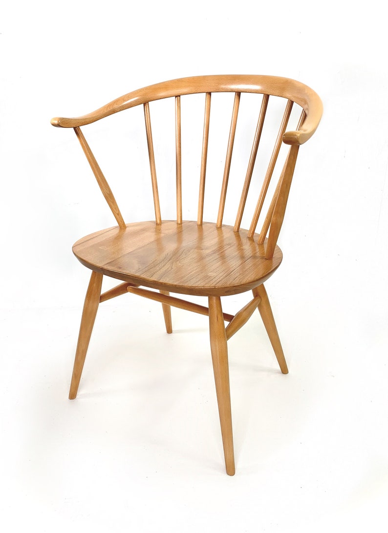 Ercol Cowhorn Dining Chair 6 Available Restored Etsy
