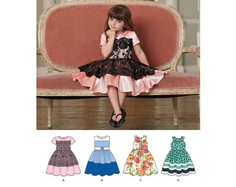 New Simplicity sewing pattern 8223 A Disney Mickey et ses amis haut à manches longues AD