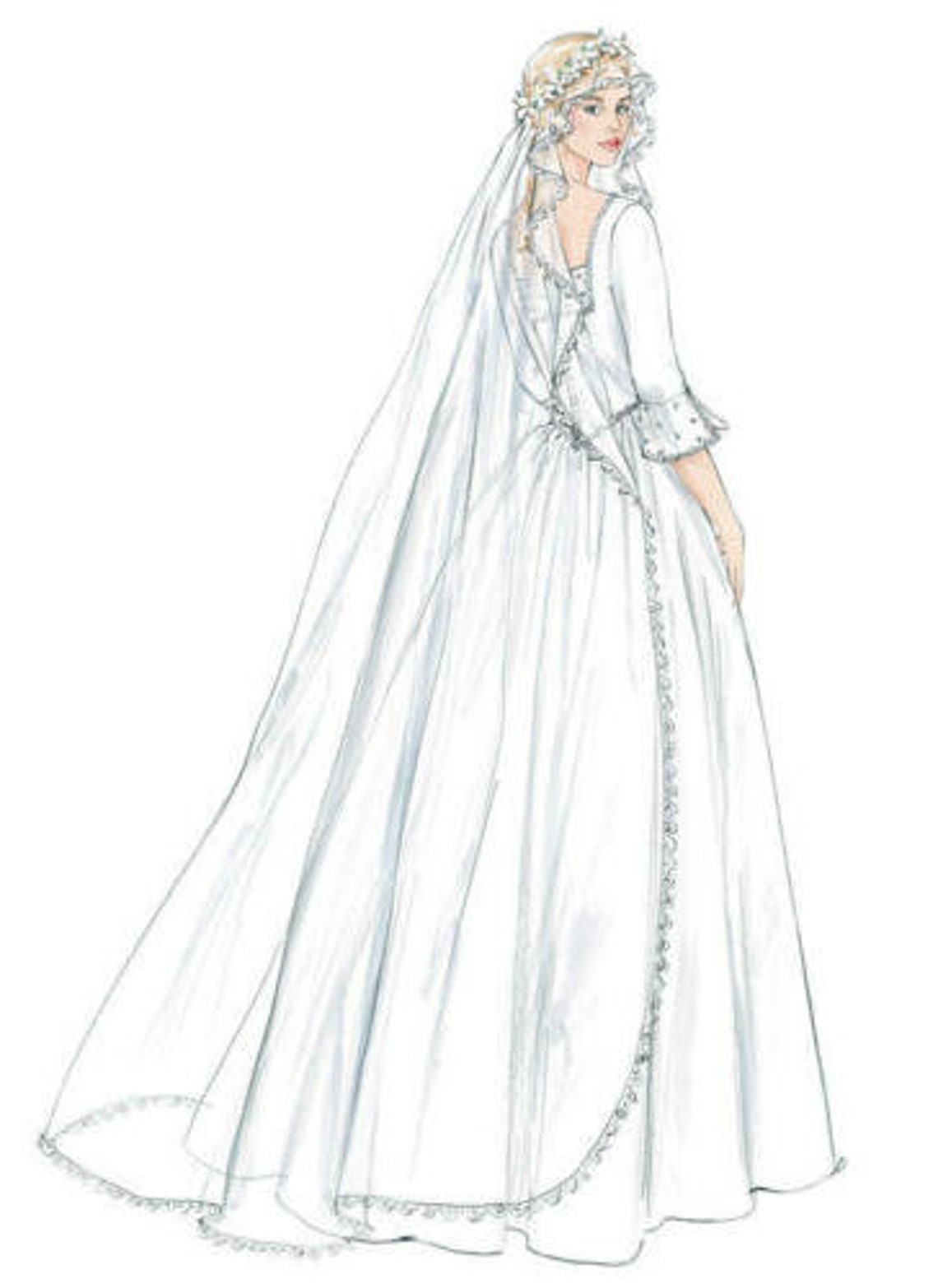McCall's 4126 Bridal Veils Sewing Pattern / Uncut FF Etsy