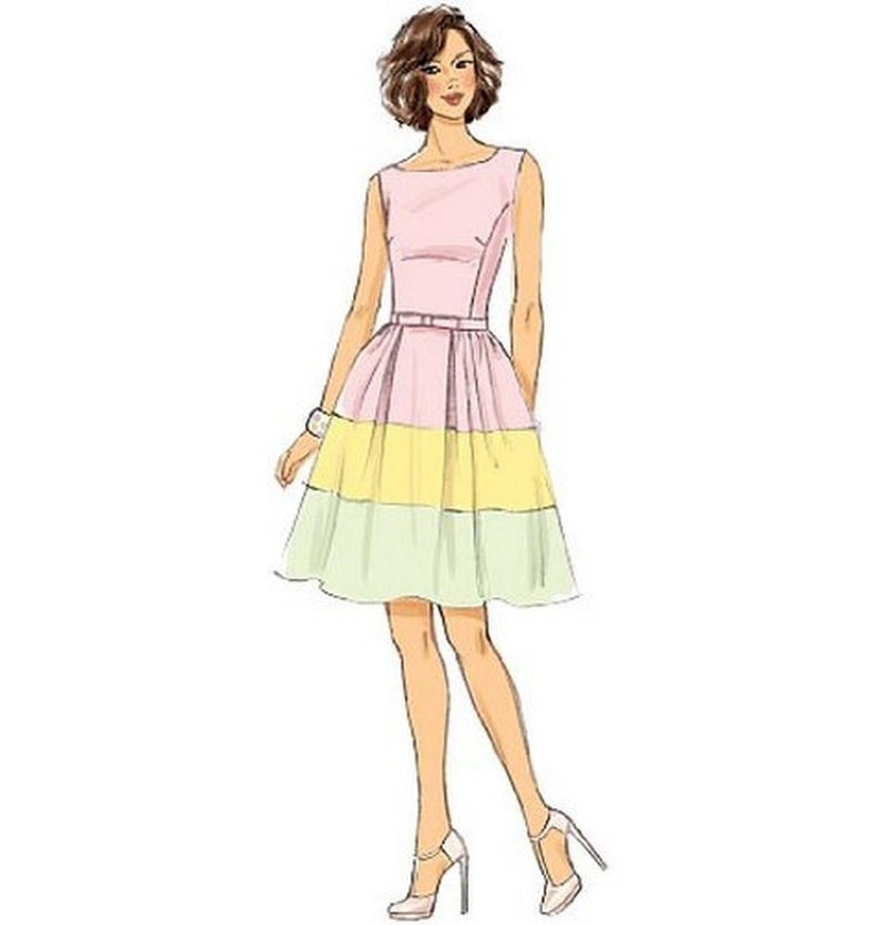 Butterick B5982 Misses/'Misses/' Petite Dress and Belt Sewing Pattern  Size 8-16 or 16-24   Uncut FF