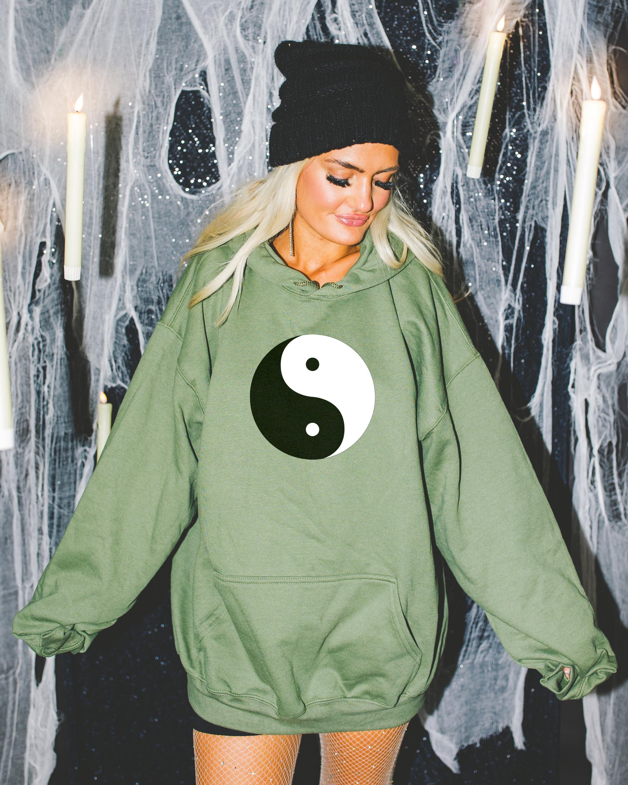Hoodie Yin Yang - Etsy