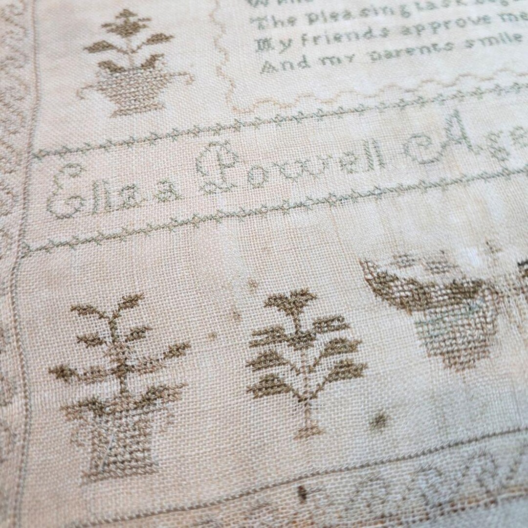 Eliza Powell Reproduction American Sampler 1832 Pattern PDF From ...