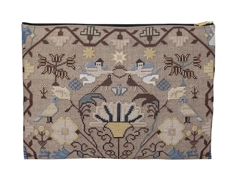 Sarah Plommer project bag for cross stitch, Needlework Travel Case, Cross-Stitch Project Bag, Needlework Supply and Accessory Pouch