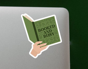 Booked and Busy Hardcover Edition | Sticker