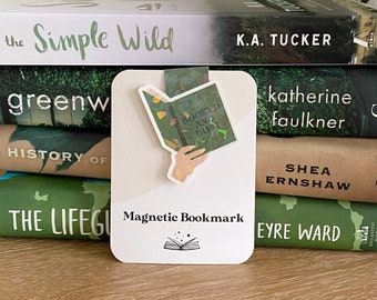 Booked and Busy | Magnetic Bookmark