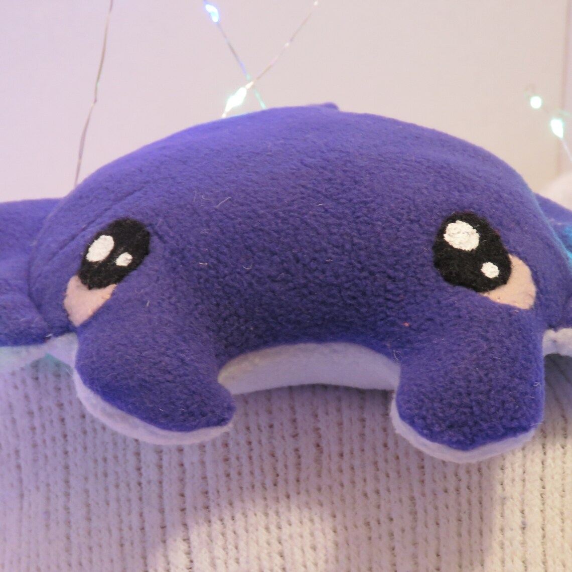 Eggplant Manta Ray stuffed animal plushie | Etsy