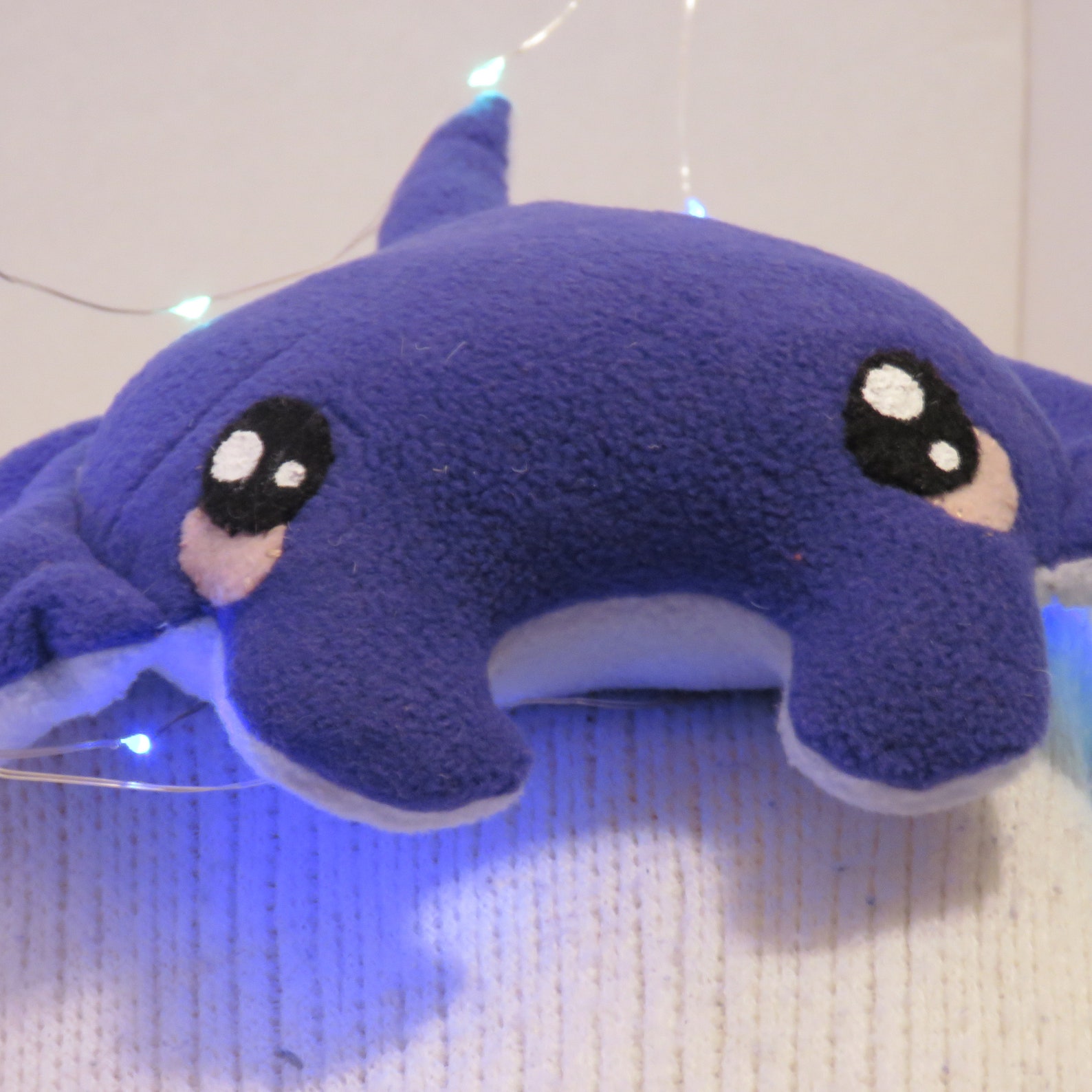 Eggplant Manta Ray stuffed animal plushie | Etsy