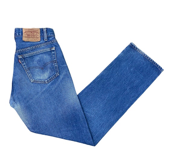 Levis 501 Jeans 80s Light Blue Washed Straight Leg